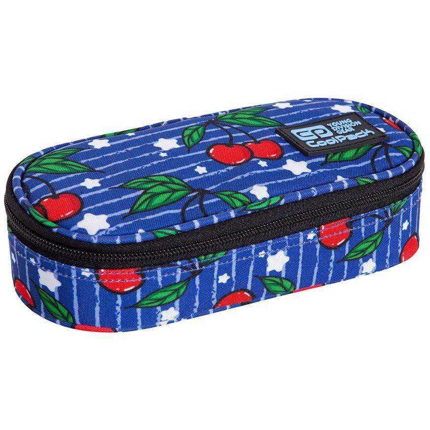CoolPack C62238, Campus Cherries School Pencil Case, Blue
