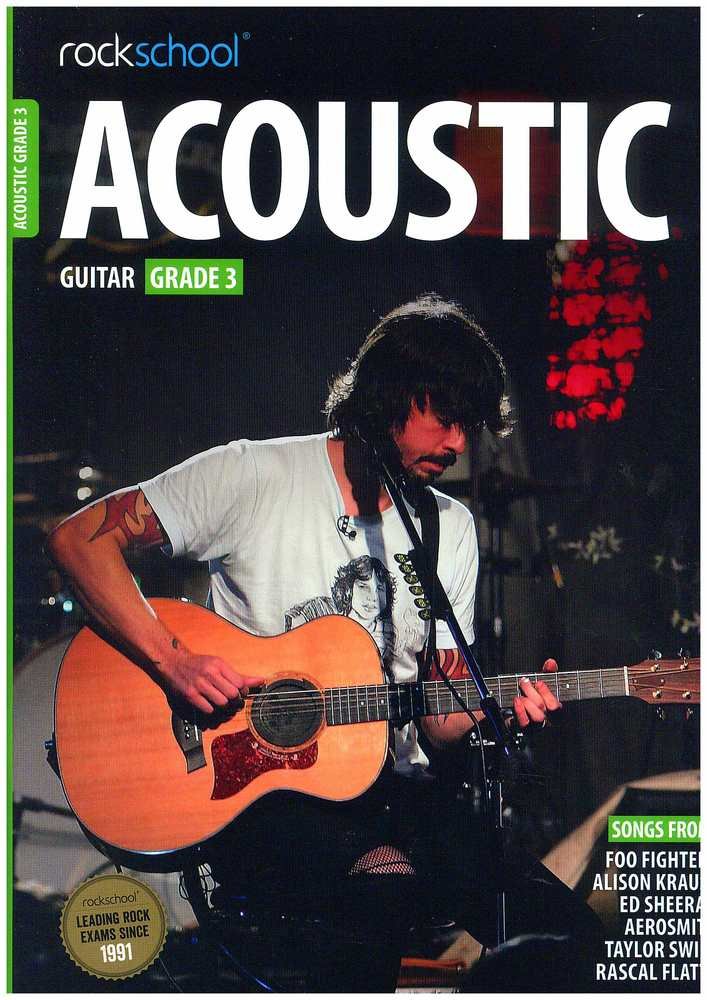 Rockschool Acoustic Guitar Grade 3 2016 Book