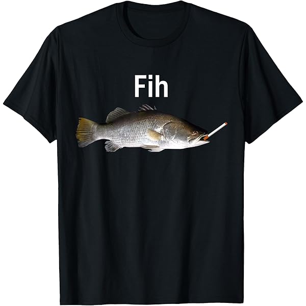 Amazon.com: Fish Smoking Cigarette Fish Meme Mi Bomboclat Sarcasm T-Shirt :  Clothing, Shoes & Jewelry