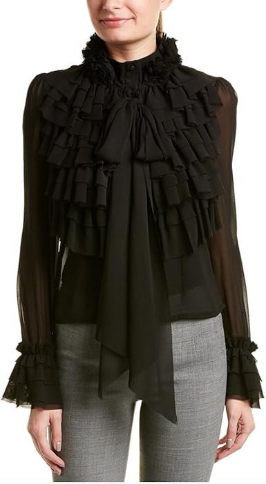 gracia ruffle blouse