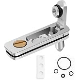 Lighter Gasket Seal Compatible with Zippo, Metal Repair Kit with Cotton Felt Pad, Anti-Evaporation Accessories for Lighter Insert Replacement Parts, Anti-Leak, Silver