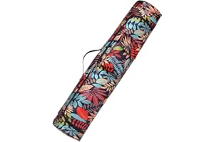 HYOOG Yoga Mat Bag Dual Full Zip Exercise Yoga Mat Carrier Yoga Mat Carry Bag with Storage Pockets and Adjustable Shoulder Strap Fits All Your Stuff