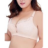 ESETAY Push up Bra for Women Plus Size Underwire Bra 32C-46DD