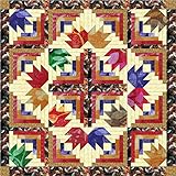 Quilt Kit Autumn Diamond Leaves/Batiks