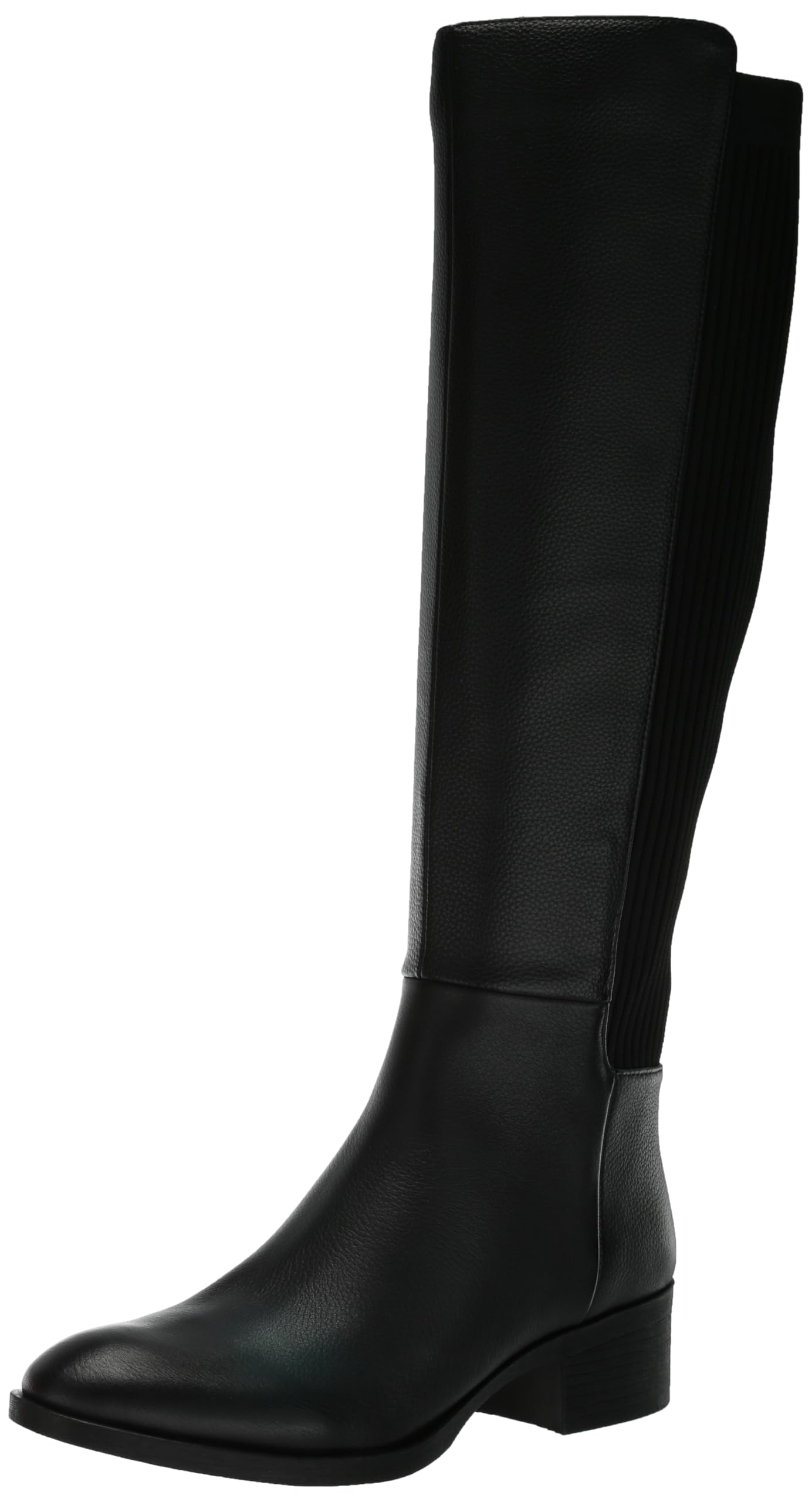 Kenneth Cole New York Women’s Levon Knee High Boot, Black, 7.5 Wide
