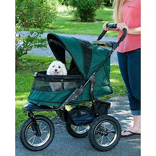 Pet Gear NoZip AT3 Pet Stroller for Cats/Dogs, Zipperless Entry, Easy