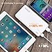 Acoolz Slim White QC 3.0 portable power bank quick charge battery, 10000mAh power bank for iPhone 6, phone power bank samsung S7, 10000mah battery power bank portable charger