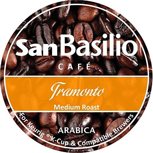 K cups Coffee by San Basilio Office Service Bulk Pack(120 count) Tramonto Medium Roast