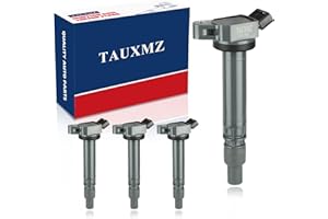 TAUXMZ Set of 4 UF507 Ignition Coil Pack Fits for 2.5L 2.7L L4 for Toyota Camry 4Runner Avalon Highlander Land Cruiser Sequoia Tundra, for Scion tC, for Lexus IS250 GS350 Replaces# C1596 UF587