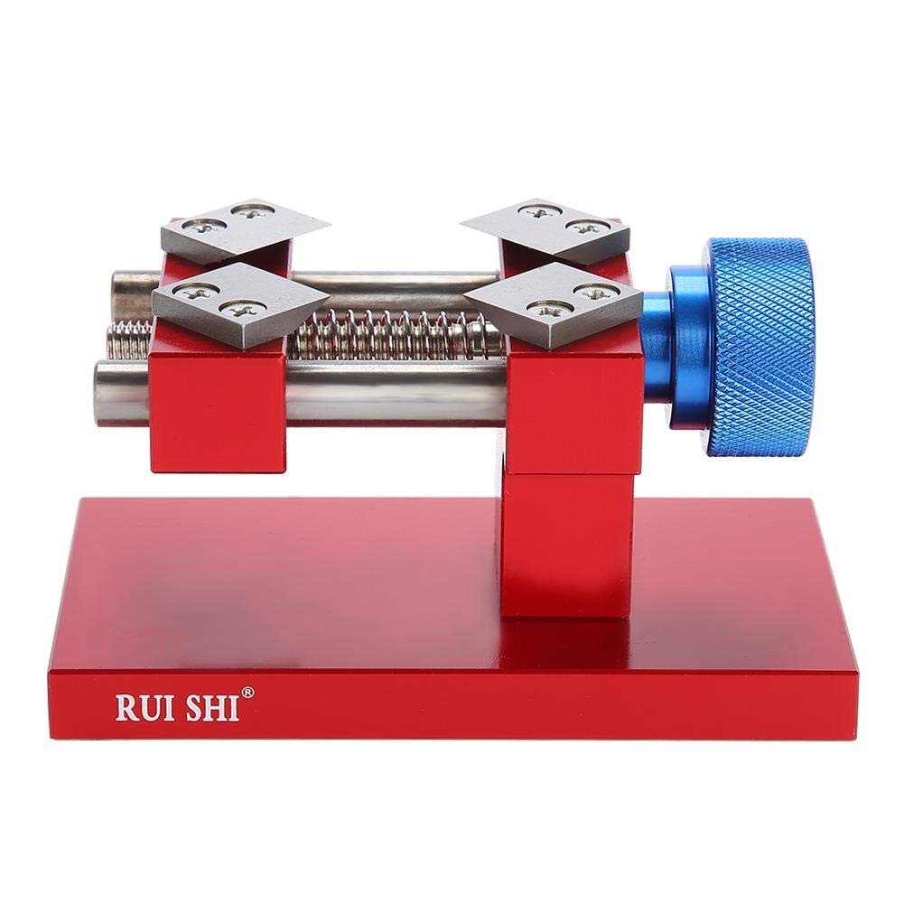Red Watch Bezel Removal Tool, Professional Back Case Opener Workbench Watch Bezel Ring Remover Watchmaker Tool(Red): Beauty