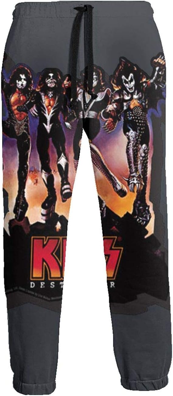 GOODSYOU Mens Sweatpants Kiss Destroyer Athletic Jogger Pants Women Gym