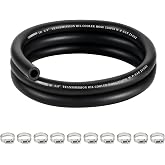 EVIL ENERGY 3/8" Transmission Cooler Hose 5FT, SAE J1532 250 PSI Power Steering Hose for Transmission, Engine &amp; Hydraulic Oil Cooling Systems