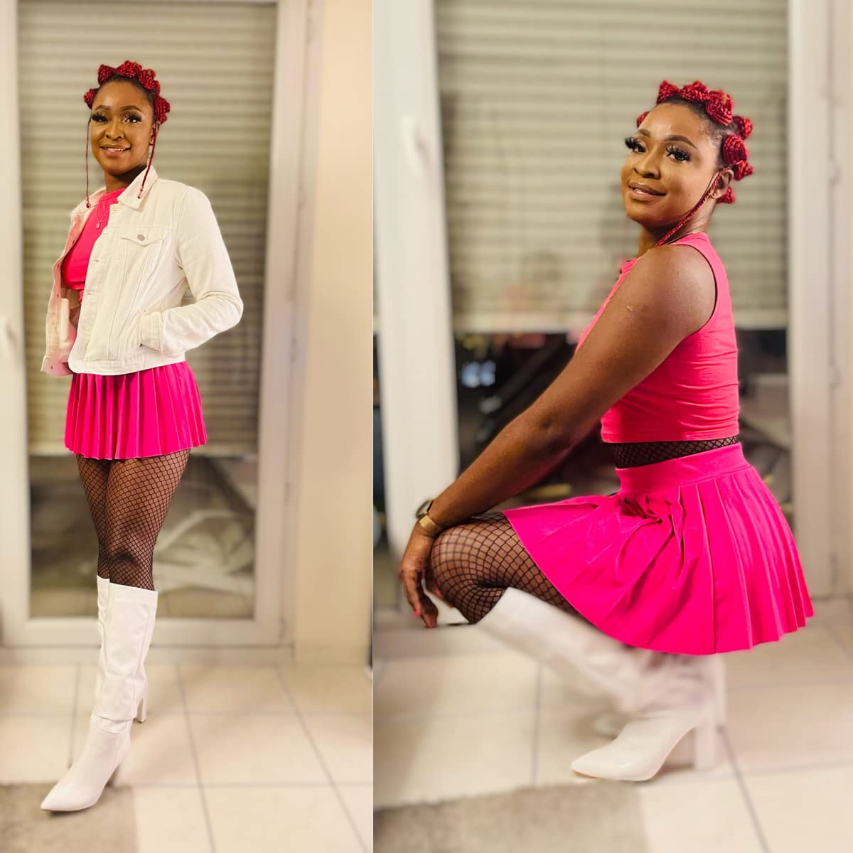 Women's Mini Pleated Skirts Sexy Club Y2k High Wiast Stretchy Tennis Skater A-line Skirt