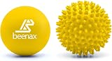 Beenax Lacrosse & Spiky Massage Ball Set Back Neck Foot Trigger Point