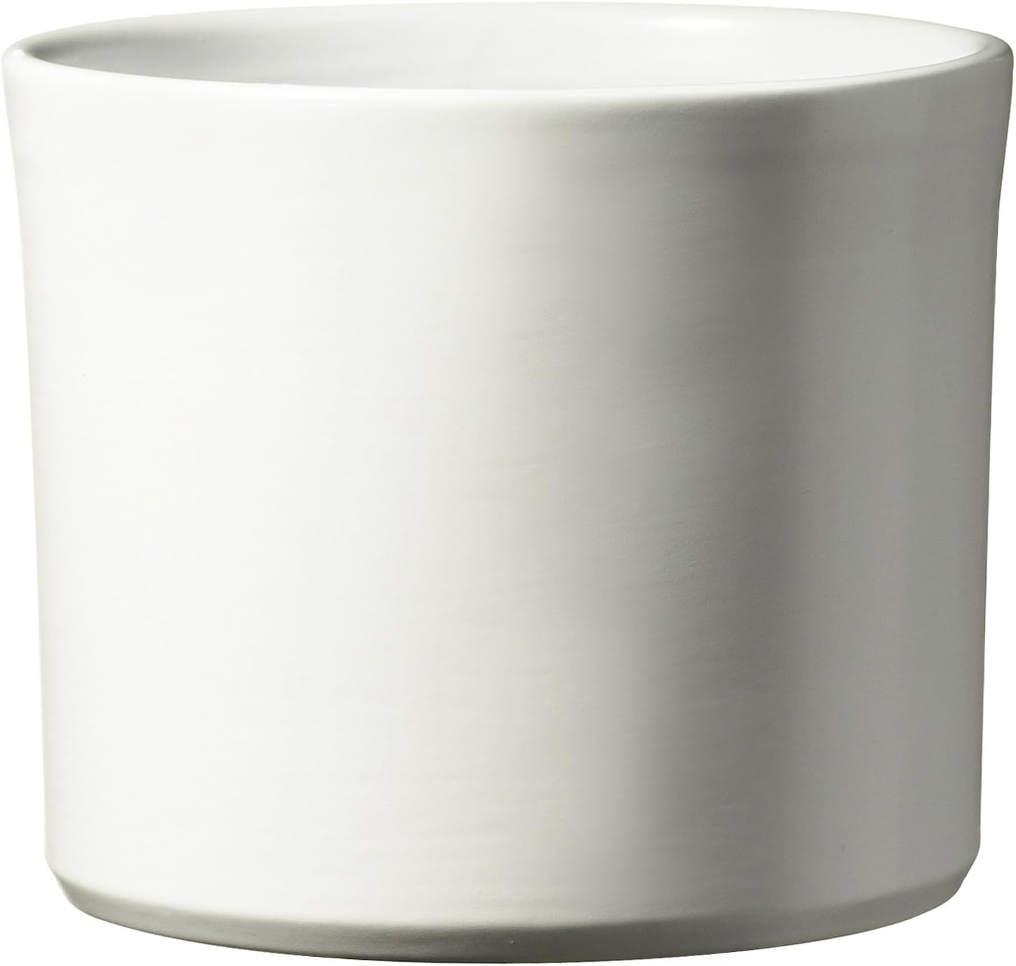 Soendgen Ceramic Flower Cachepot Miami, Clay, weiß, 28 x 28 x 23 cm