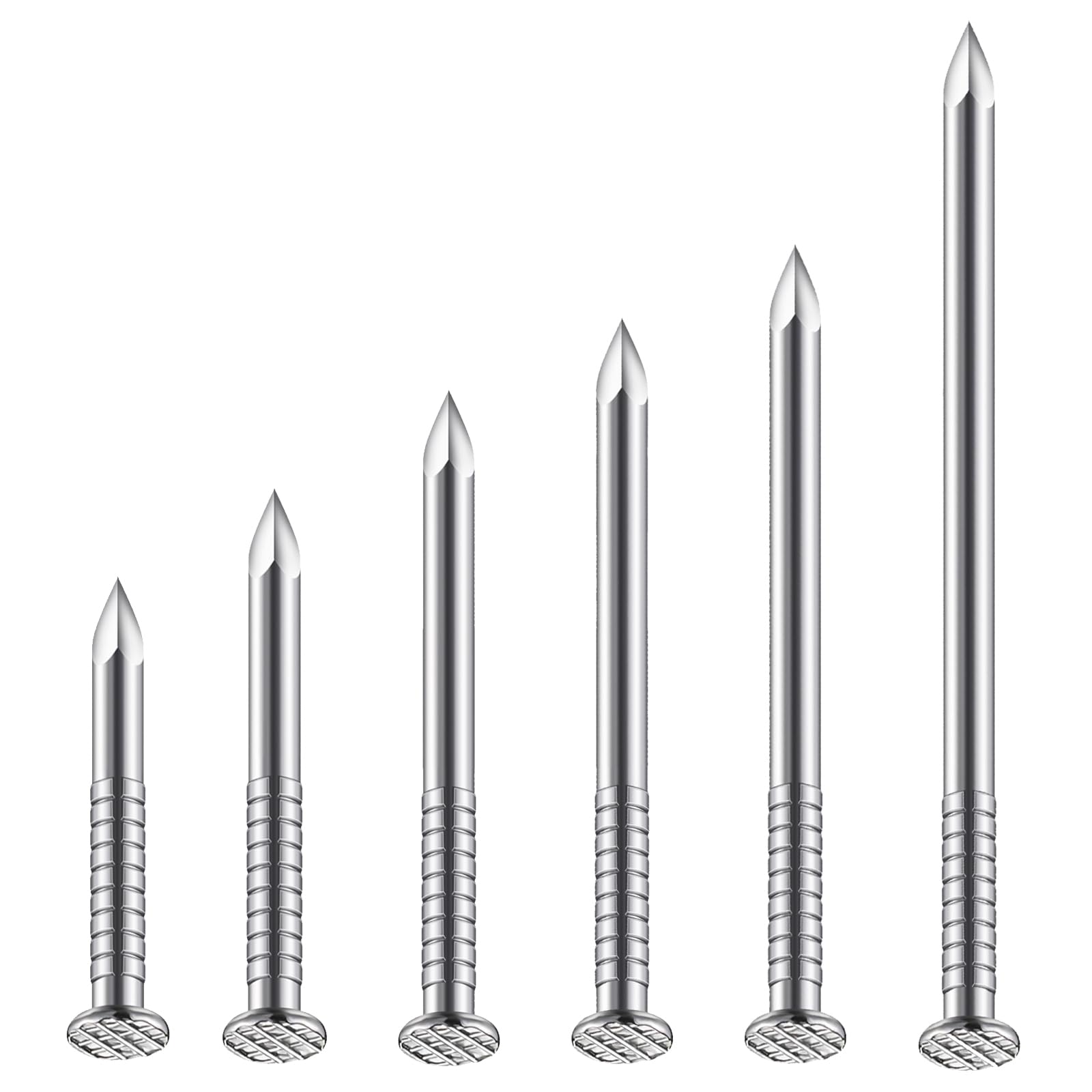 430pcs Stainless Steel 304 Nails Kit, Hanging Nails Kit, Wall Nails Kit, Dowels Kit, Long Nails Kit