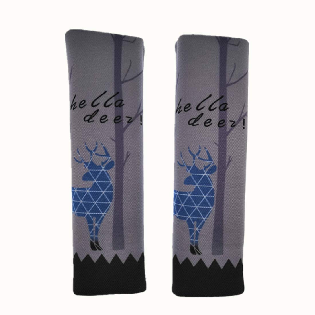 JBBERTH Auto Car Seat Belt Covers Shoulder Pads 2Pcs One Pair (elk)