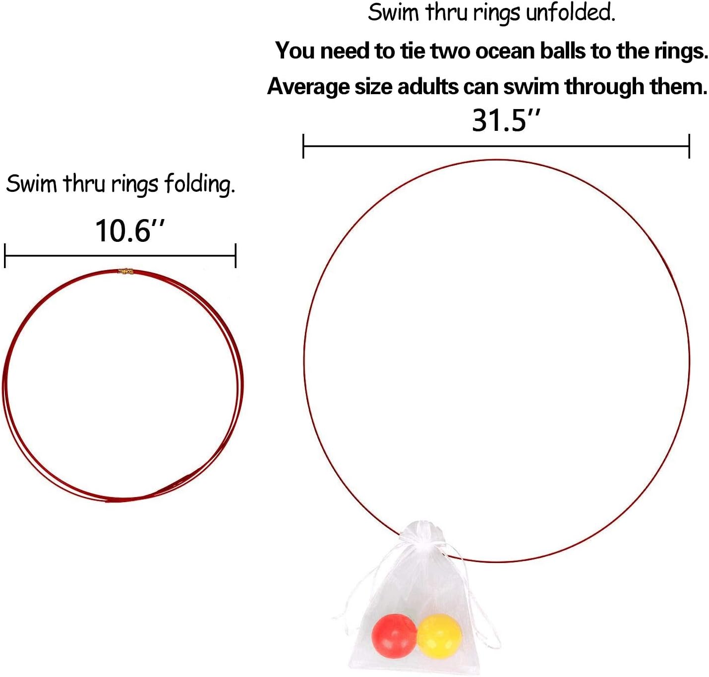 swim through pool rings