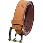 Men's Genuine Leather Casual Real Leather belt Every Day Jeans Belts, Handmade Men Leather Belt with Gift Box