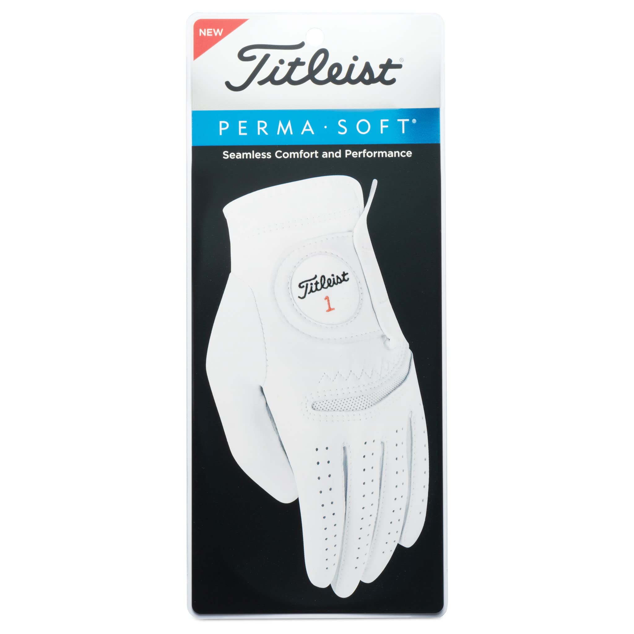 Titleist Perma-Soft Golf Glove, Men's, Left Hand (Right Hand Golfer), Small