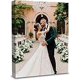 TreeDeal Custom Canvas Prints with Your Photos, Framed 11&rdquo; x 14&rdquo; Personalized Pictures Print, Customized Photo to Canvas Wall Art Ideal for Home Decor Gift Wrapping Pets Family Baby Wedding