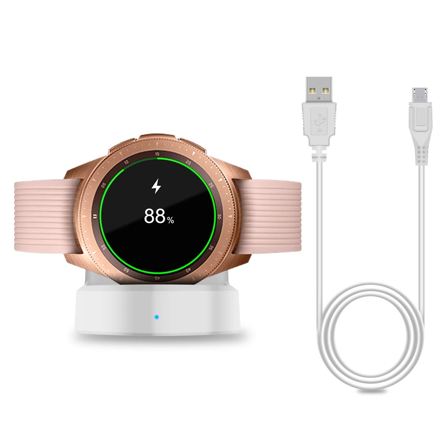 Samsung Galaxy Watch Charging Dock Cradle for 42mm/46mm SM-R800/R810/R815 (Active Not Supported) - White