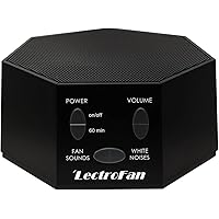 Adaptive Sound Technologies ASM1007-BF Lectrofan Noise and Fan Sound Machine, Black
