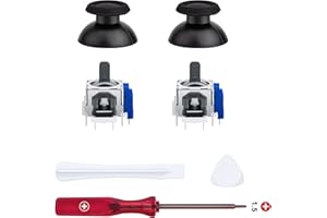 Mcbazel TMR Joysticks Replacement for PS5 Controller Thumbstick Grips Thumb Cap with Repair Kits Tool Set for Dualsense Contr