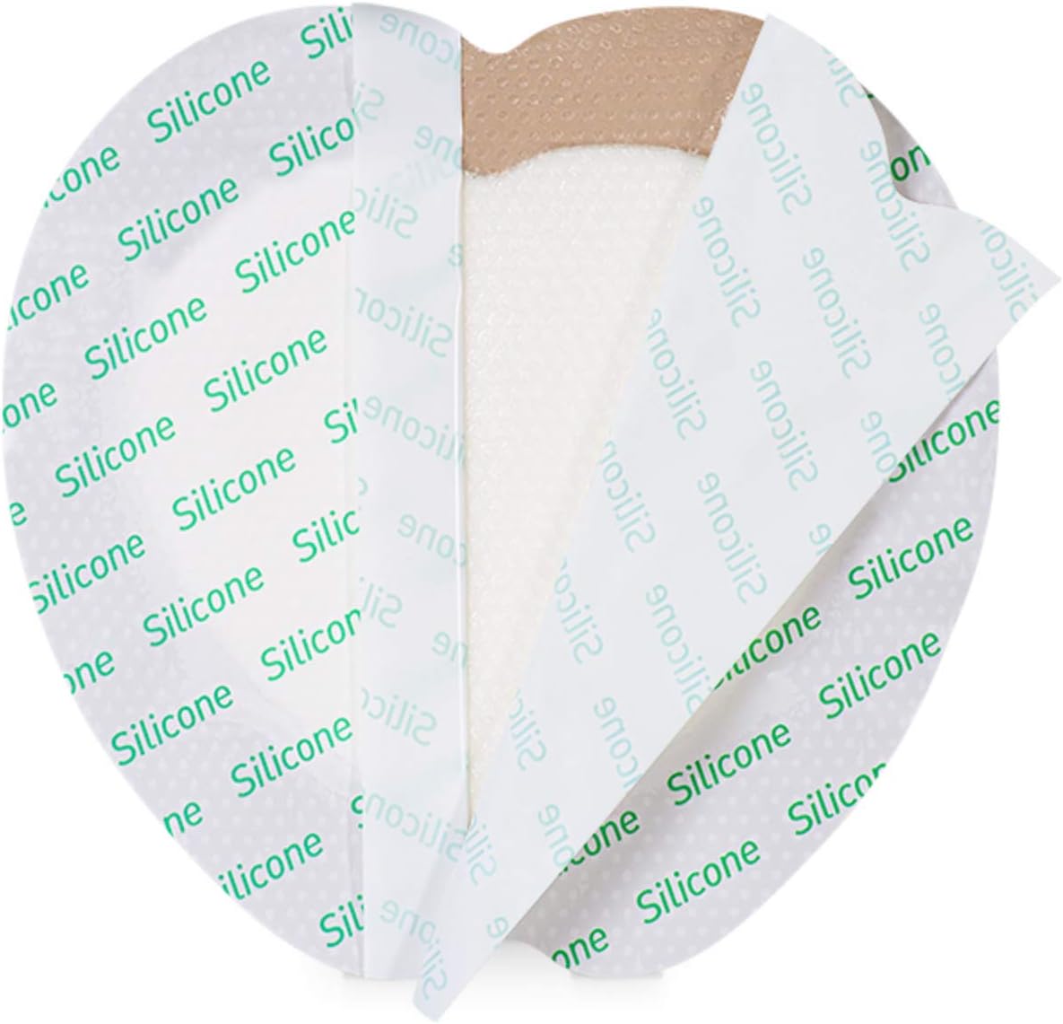MedVance TM Silicone - Bordered Silicone Adhesive Foam Dressing Sacral Size 7"x 7" Box of 5 dressings: Health & Personal Care
