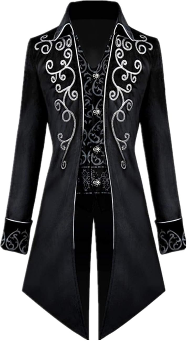 Apocrypha Men's Medieval Steampunk Tailcoat Vampire Gothic