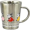 Yamaka Shoten Moomin MM6005-856 Stainless Steel Mug, Double Wall Construction, Moisturizing and Cold Retention, Approx. 12.2 fl oz (360 ml), Little My Moomin Goods, Scandinavian, Mother's Day, Gift, Tableware, Gift, Wedding Gift, Made in Japan