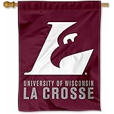 Wisconsin LaCrosse Eagles Double Sided House Banner Flag