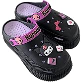 CEINOM Cute Cartoon Slippers Kuromi Kawaii Slippers for Women Cloud Slides indoor Outdoor Soft Comfy Anti-Slip garden Shoes