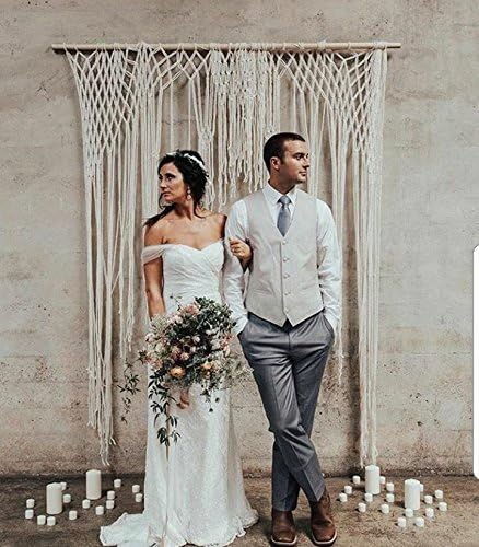 Large Yarn Macrame Hanging for Wedding Altar Decor and Event Backdrops by The House Phoenix