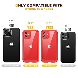 Diaclara Designed for iPhone 12/12 Pro Case, Full