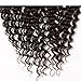 Nadula 8A Brazilian Hair Deep Wave Lace Frontal Closure 13x4 Free Part Closure Brazilian Human Hair Natural Color (16inch)
