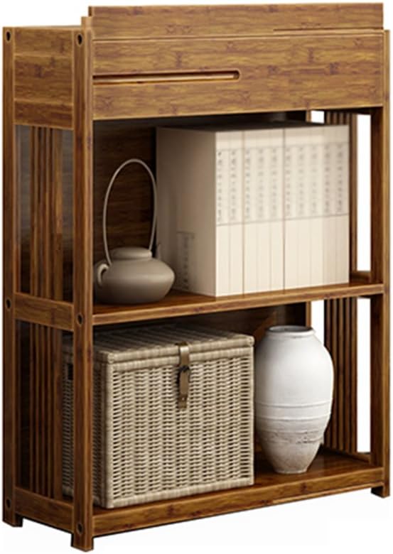 Chunlan Bookshelf Bookcase Large Bookshelf File Cabinets Bamboo Freestanding Shelf Storage Cabinet Available In A Variety Of Sizes Size Retro 42 28 79cm Amazon Ca Home Kitchen