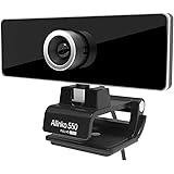 Allinko 550 Webcam 1080P Full HD, USB Web Camera with Microphone Compatible with Windows 10 8 7 XP Mac OS X, Skype Webcams for Laptop PC iMac MacBook Pro, Plug and Play Webcams