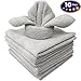 The Mop Mobs Silver Microfiber Antibacterial Cloth Wipes Out Germs & Allergens To Protect Your Familys Health Without Harsh Chemicals! 10 Pack Super Soft Cleaning Towels That Wont Scratch or Streak