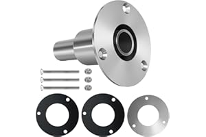 Cayludg 24mm/0.94 Inch Straight Thru Hull Exhaust Skin, Stainless Steel 316 Thru Hull Exhaust Skin Fitting, Diesel Heater Exhaust Pipe Thru Wall for Boat Car Truck Diesel Parking Heaters