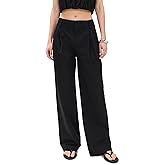 Vince Women's High Rise Pleated Wide Leg Trousers
