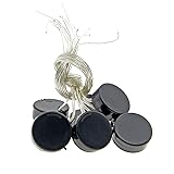 Saim Button Battery Holder Black Wire Lead 2x3V