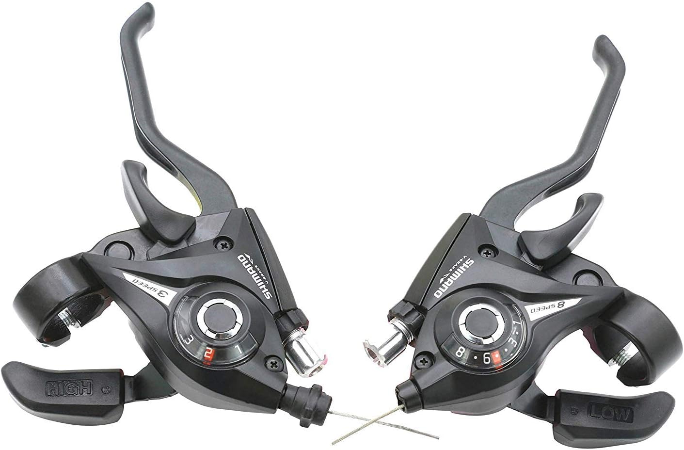 lundeng OEM ST-EF51 3x8 Speed Shifter Brake Lever Combo for Mountain Bike