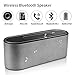 Portable Wireless Speaker, Ulvench Bluetooth V4.2 20W Stereo Speaker with Enhanced Bass and HiFi Sound Dual-Driver, 10 Hours Playtime with Built-in Mic AUX/SD Input for Home Party Car and Gift (Black)