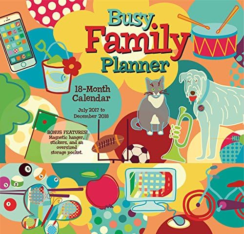 Busy Family Planner 2018 Wall Planner Calendar (CP0216)