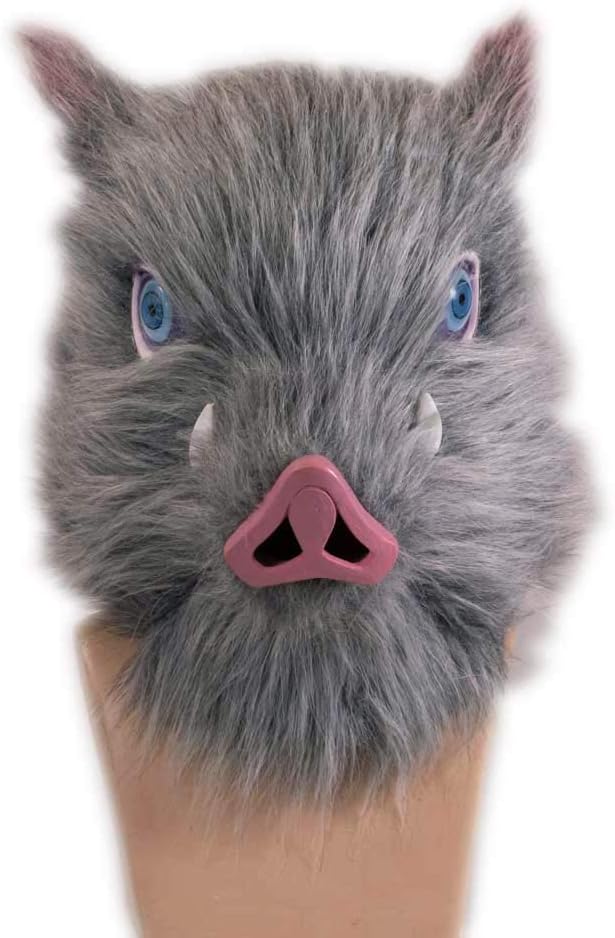 Pluscraft 鬼滅の刃 嘴平伊之助 きめつのやいば はしびらいのすけ マスク イノシシ コスプレ 小道具