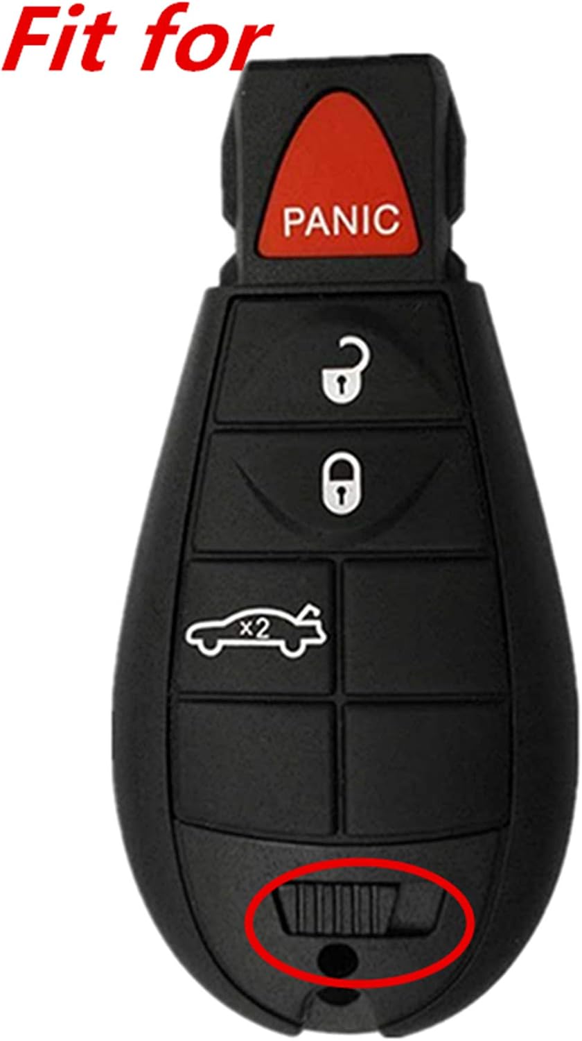 2 Pack Keyless Entry Remote Start Key Fob M3N5WY783X For Dodge Chrysler Jeep (300, Challenger, Charger, Durango, Grand Cherokee) 2008-2014