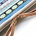 KAYOND Canvas Fabric 15.6 inch laptop Sleeve case-Blue Snowflake
