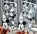 For iPhone 6 Plus / 6S Plus Case - Disney Mickey Mouse Faces Soft TPU Black/Clear Transparent Rubber Silicone ULTRA THIN Slim Fitting Skin Cover (Apple iPhone 6 PLUS or 6S PLUS 5.5