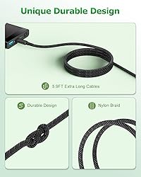 Arkare USB C to DC 5.5mm x 2.1mm Power Cord 100W PD